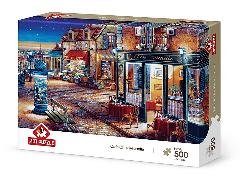 ART PUZZLE Cafe Chez Michelle 500 Parça Puzzle