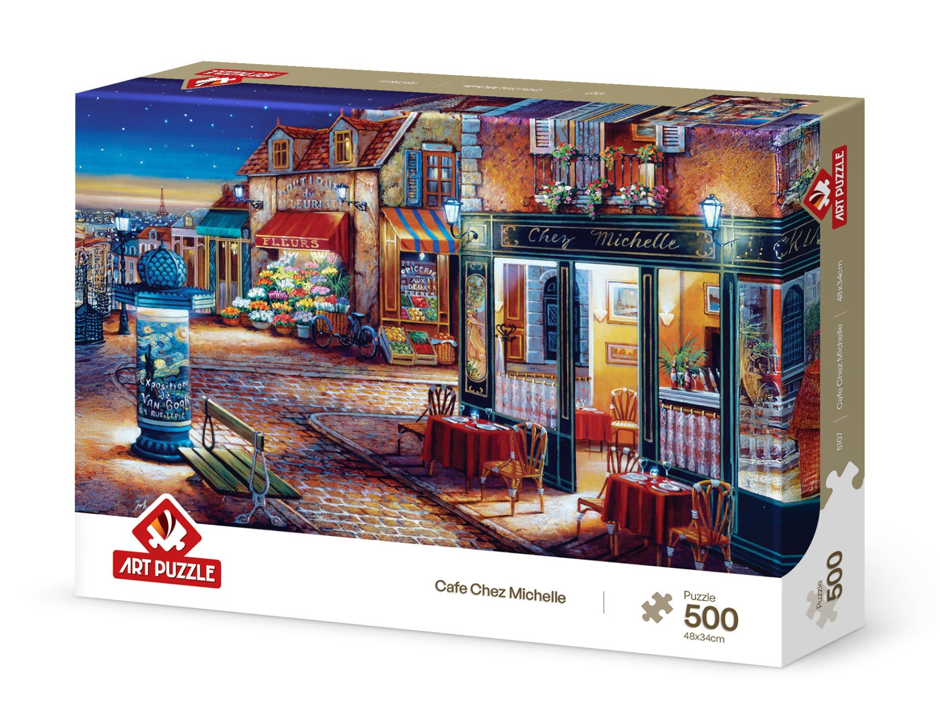 ART PUZZLE Cafe Chez Michelle 500 Parça Puzzle