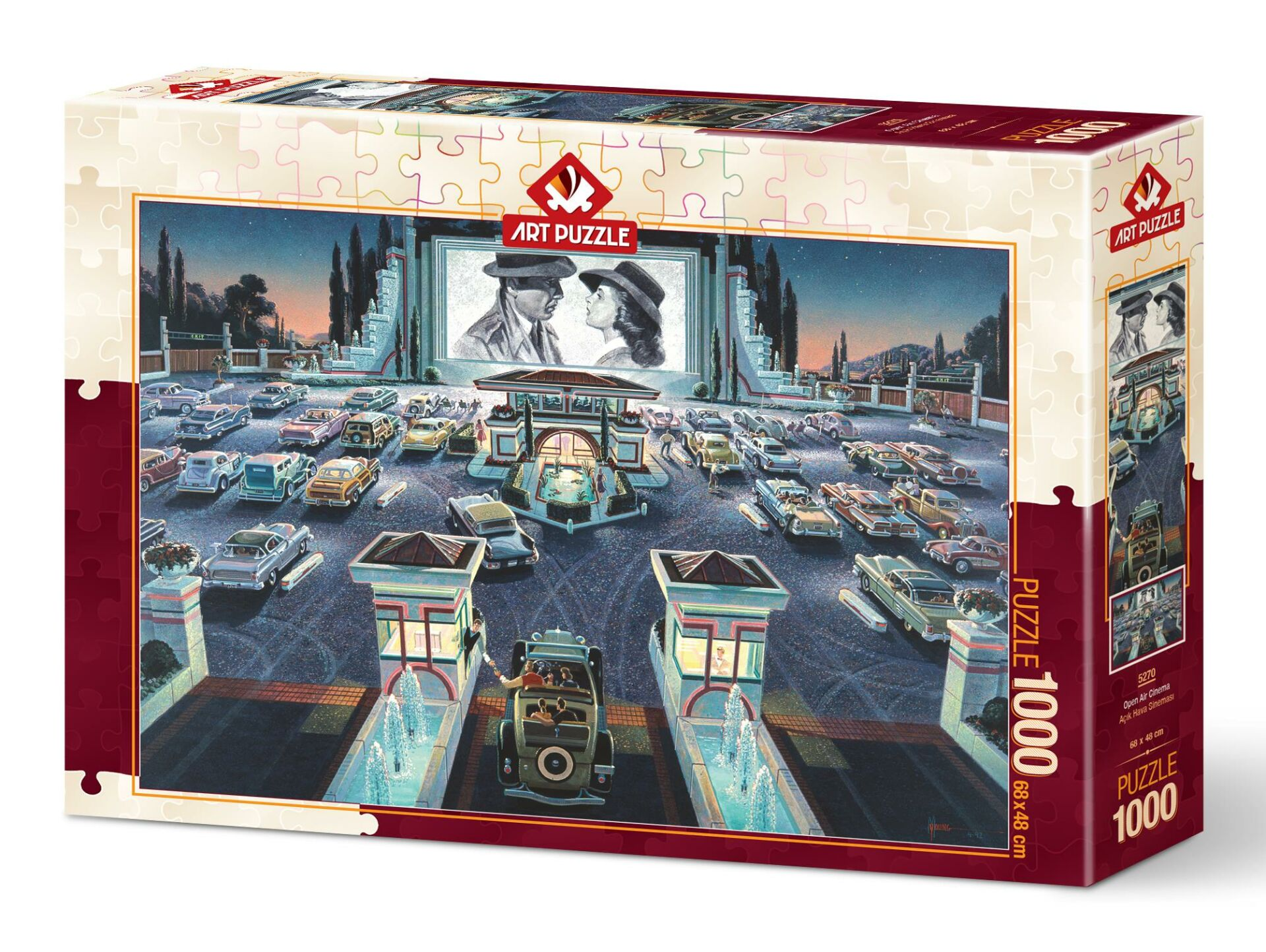 ART PUZZLE Açık Hava Sineması 1000 Parça Puzzle