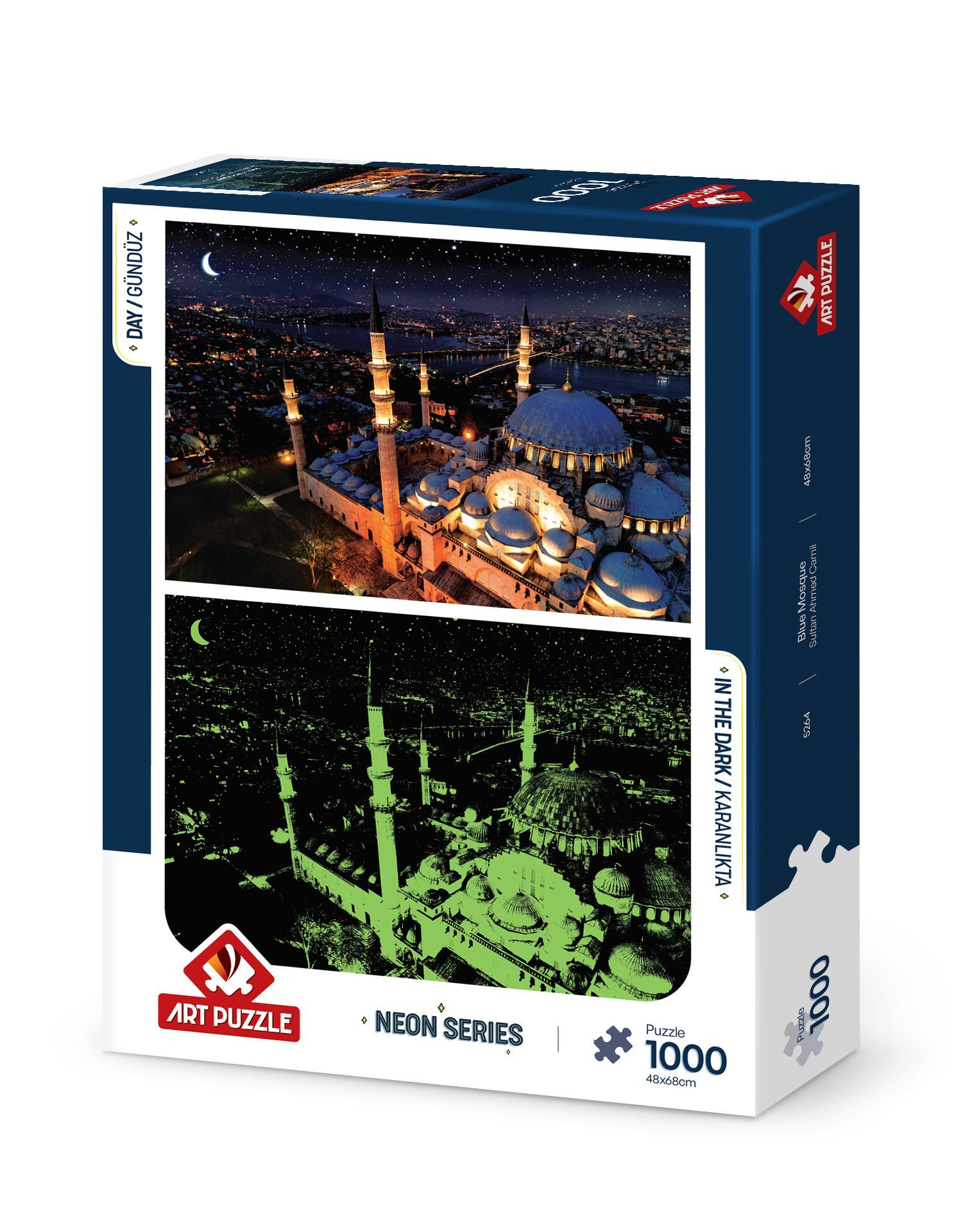 ART PUZZLE Sultan Ahmed Camii 1000 Parça Neon Puzzle