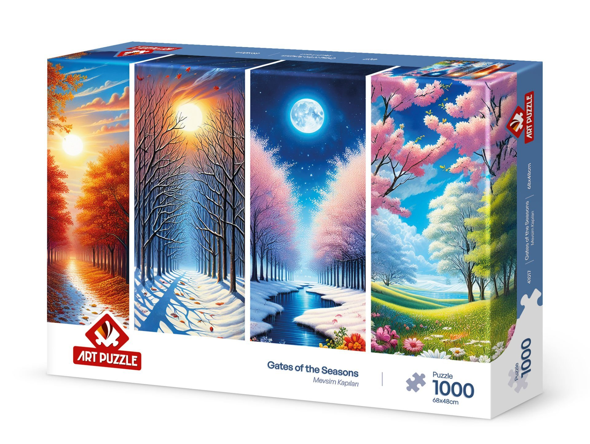ART PUZZLE Mevsim Kapıları 1000 Parça Puzzle