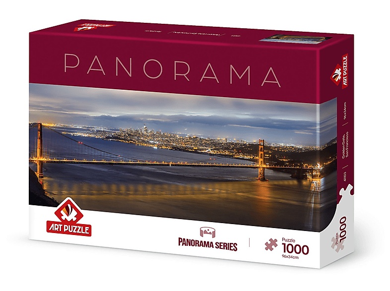 ART PUZZLE Golden Gate,San Francisco 1000 Parça Panorama Puzzle