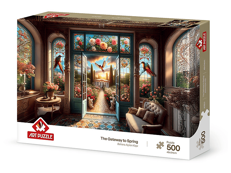 ART PUZZLE Bahara Açılan Kapı 500 Parça Puzzle