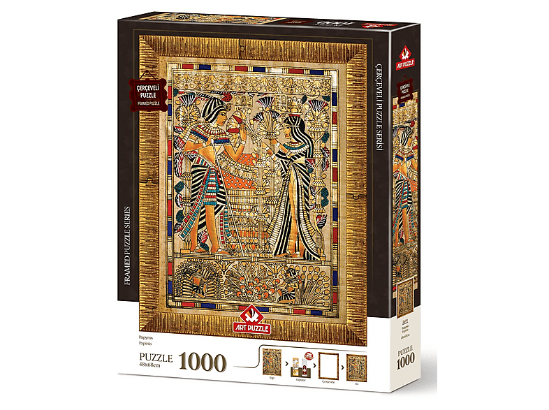 ART PUZZLE Papirüs 1000 Parça Çerçeveli Puzzle