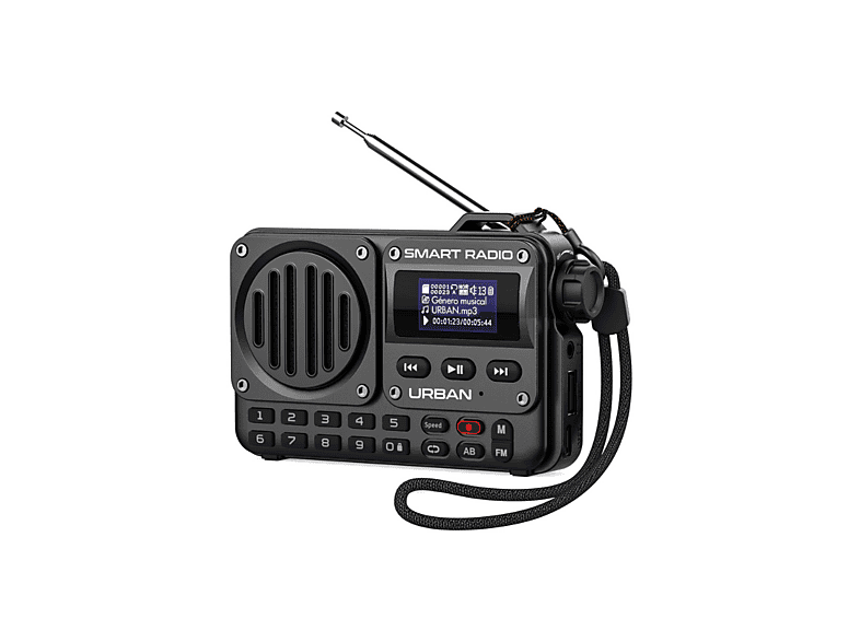 Radio portátil | Smart Radio Urban 3 en 1 XSQUO USEFUL TECH, negro ...