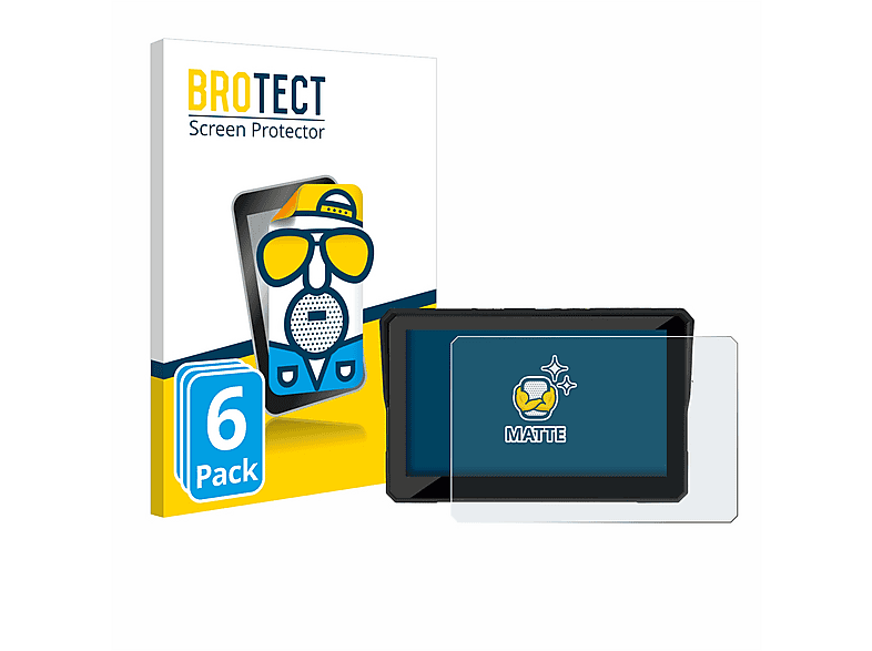Brotect Glass Screen Protector Film Compatible With Carpuride W502 /W502H / W502BS / W502B Pro 5" - Glass-Foil Protection [Scratch Resistant - View #4