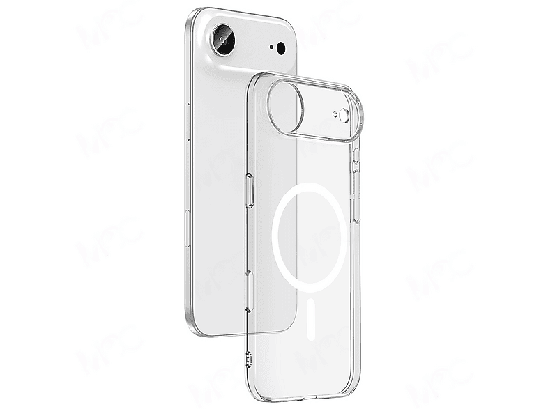LOPARD iPhone 17 Air Uyumlu IC Çipli Mgsafe Şarj Özellikli Şeffaf Kamera Çerçeveli Toledo Telefon Kılıfı Çok Renkli