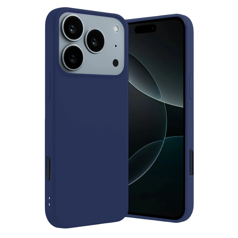 GPACK iPhone 17 Pro Uyumlu First Silikon Telefon Kılıfı Lacivert