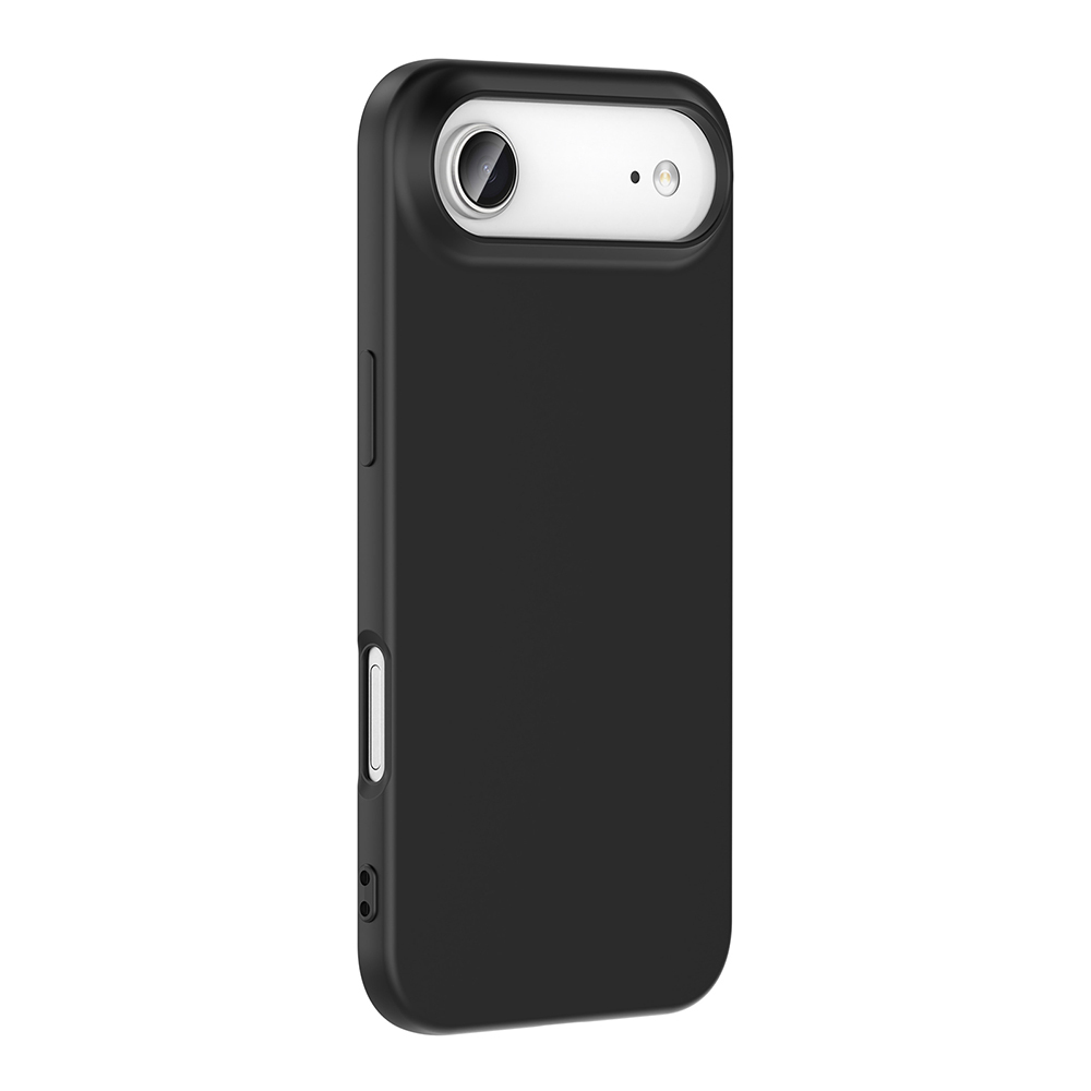 GPACK iPhone 17 Air Uyumlu Lansman Silikon İçi Kadife Telefon Kılıfı Siyah