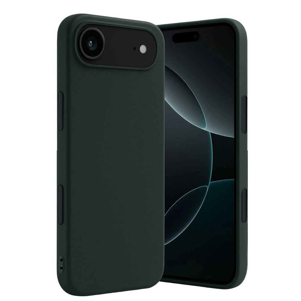 GPACK iPhone 17 Air Uyumlu First Silikon Telefon Kılıfı Koyu Yeşil