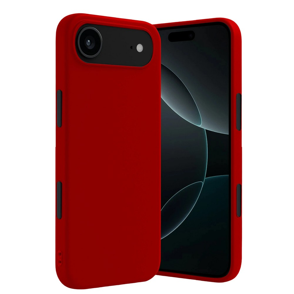 GPACK iPhone 17 Air Uyumlu First Silikon Telefon Kılıfı Kırmızı