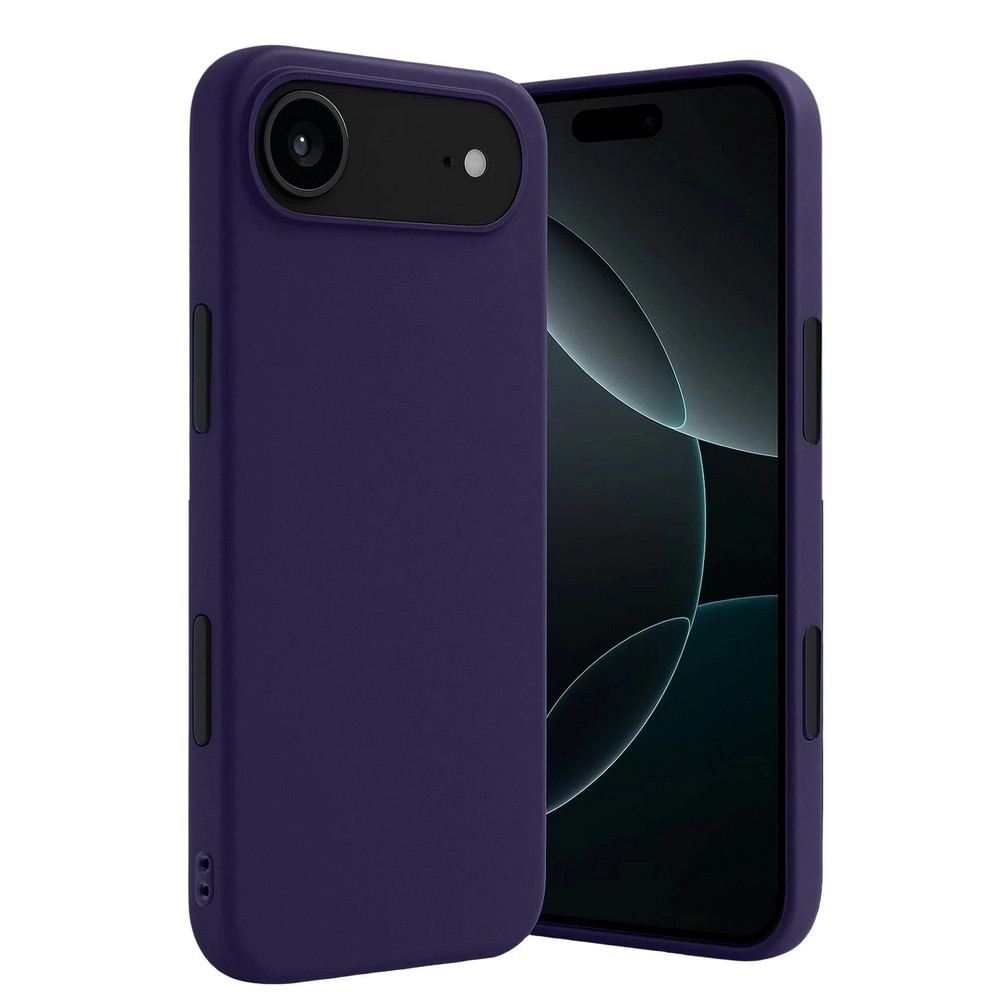 GPACK iPhone 17 Air Uyumlu First Silikon Telefon Kılıfı Mürdüm