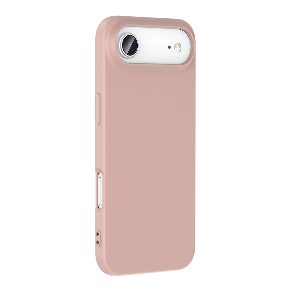 GPACK iPhone 17 Air Uyumlu Lansman Silikon İçi Kadife Telefon Kılıfı Rose Gold