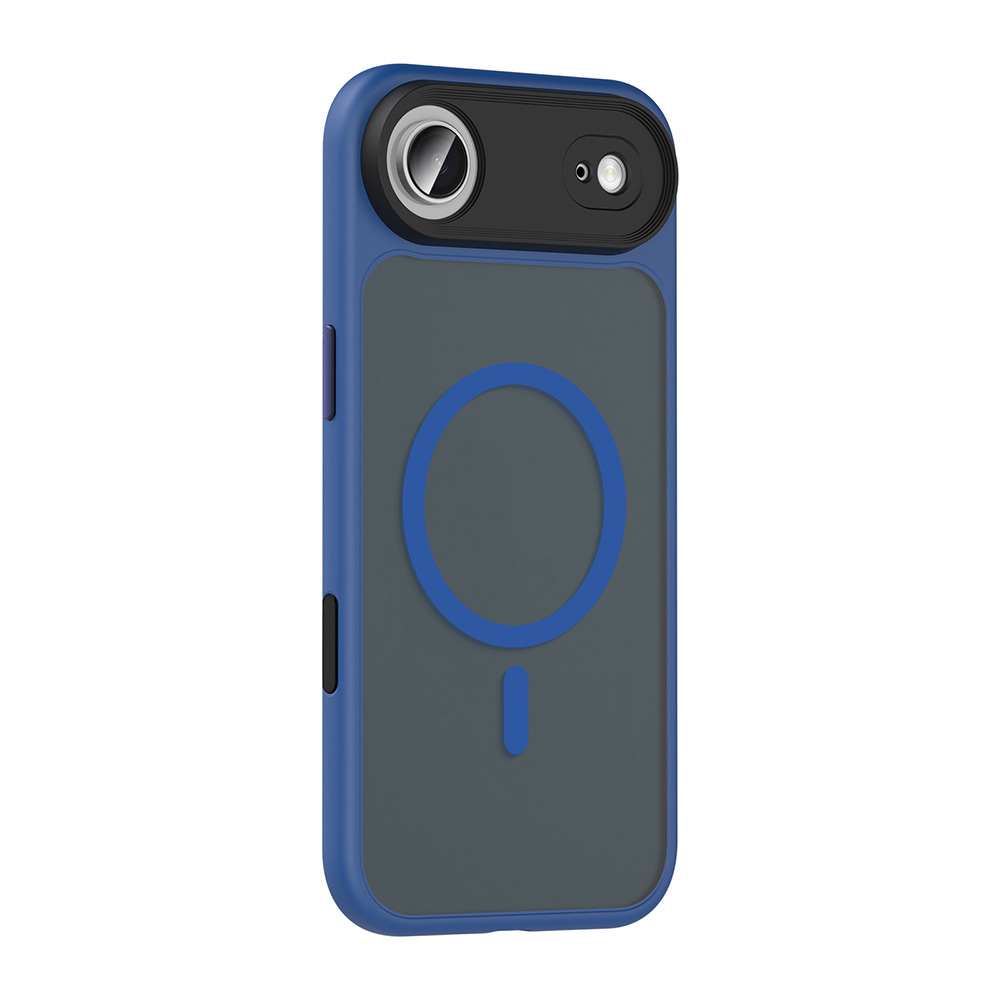 GPACK iPhone 17 Air Uyumlu Flet M-Safe Şarj Özellikli Telefon Kılıfı Lacivert