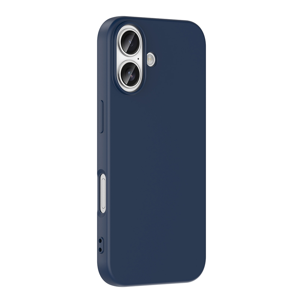 GPACK iPhone 17 Uyumlu Lansman Silikon İçi Kadife Telefon Kılıfı Lacivert