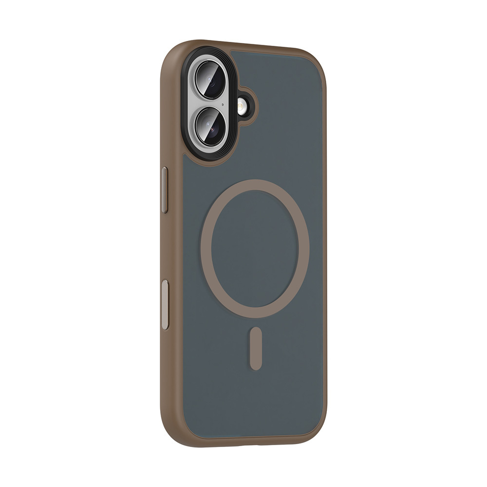 GPACK iPhone 17 Uyumlu Flet M-Safe Şarj Özellikli Telefon Kılıfı Bej