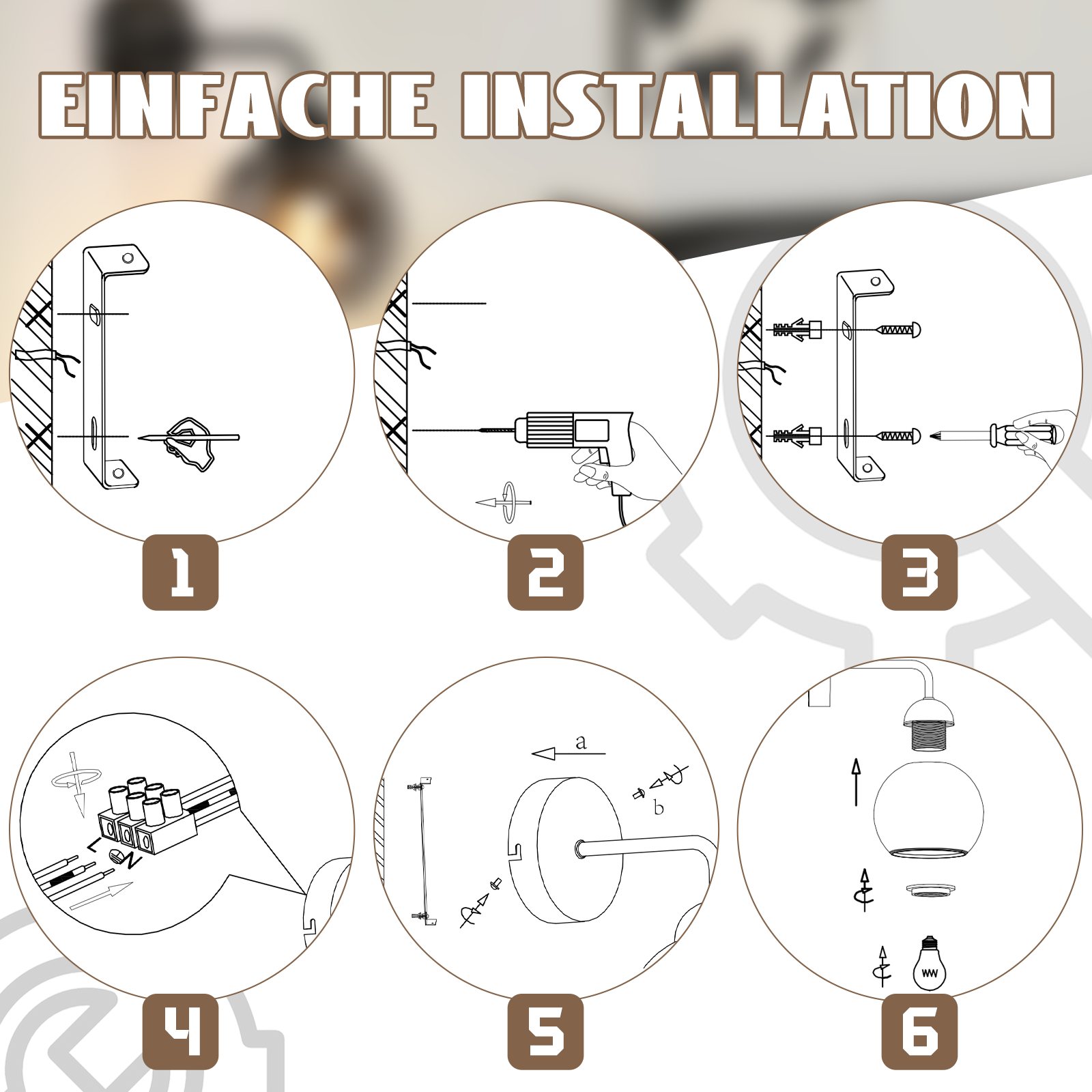 Guida all'installazione: istruzioni passo passo con diagrammi per l'installazione di un apparecchio.