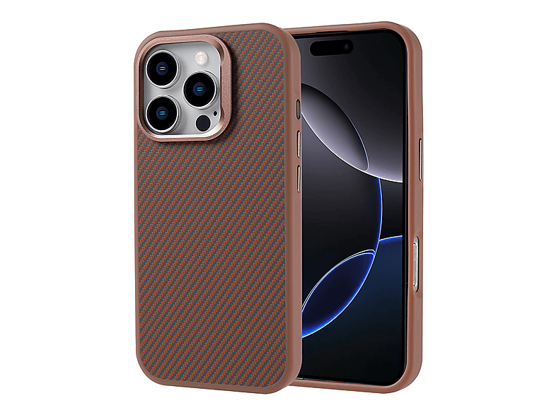 GPACK iPhone 16 Pro Uyumlu Troy M-Safe Şarj Özellikli Telefon Kılıfı Çöl Titanyum