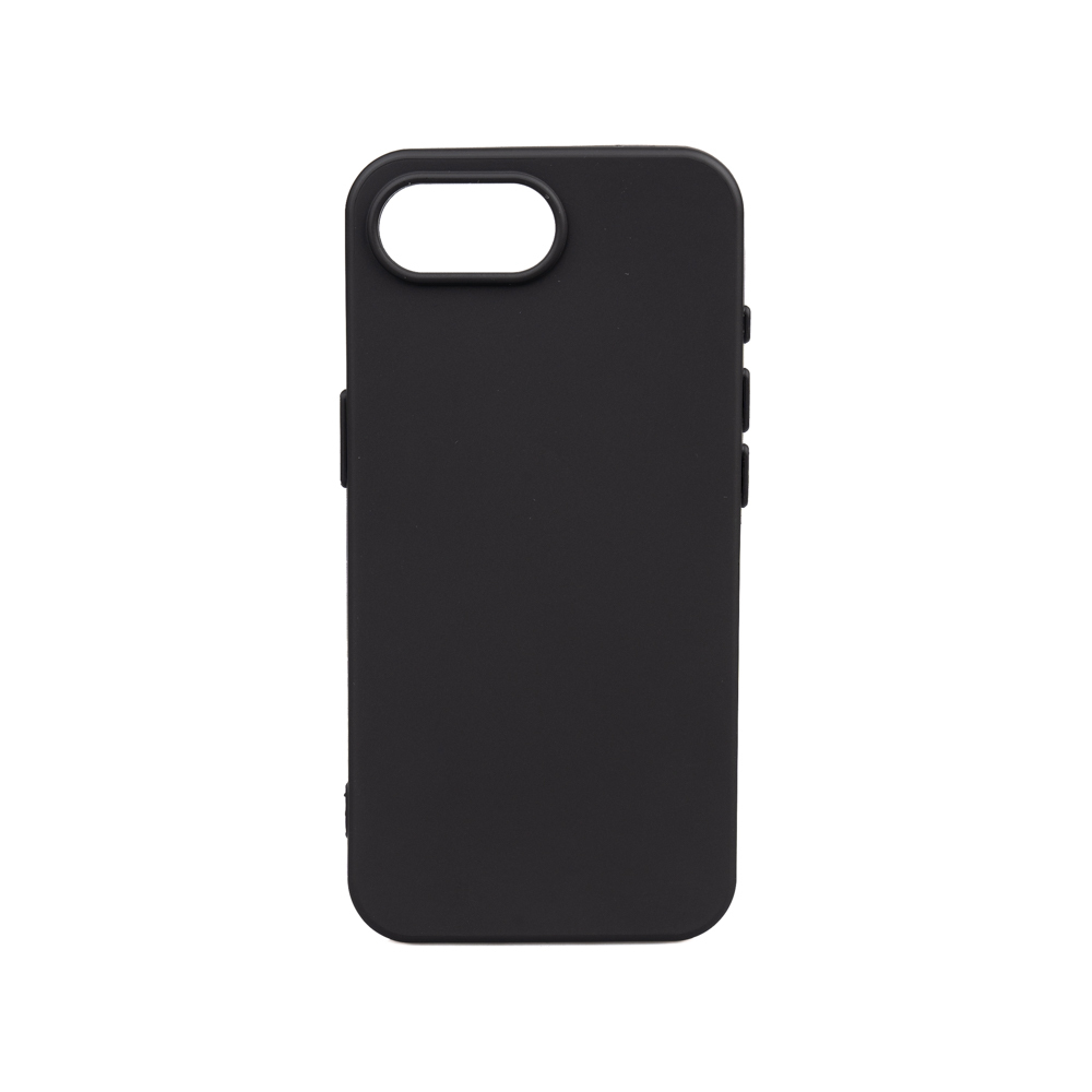 GPACK iPhone 16E Uyumlu Biye Silikon Telefon Kılıfı Siyah
