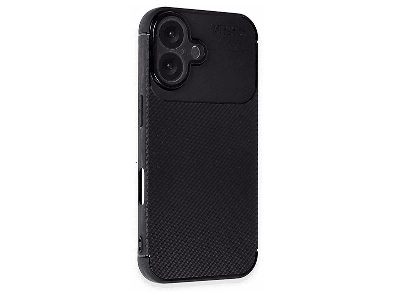 GPACK iPhone 16 Uyumlu Negro Silikon Telefon Kılıfı Siyah