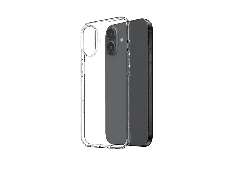 GPACK iPhone 16 Plus Uyumlu Sararmaz Sert Mika Telefon Kılıfı Şeffaf