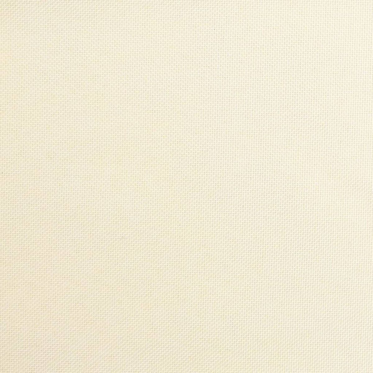 Nahaufnahme einer strukturierten Oberfläche. Die Farbe ist hellgelb, erinnert an Creme oder ungebleichtes Leinen. Die Textur ist fein und gleichmäßig.