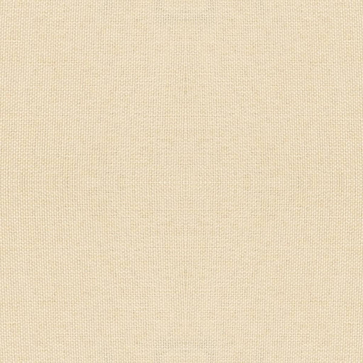 Nahaufnahme von beigem Leinenstoff. Die Textur ist mit einem gewebten Muster sichtbar. Die Farbe ist ein heller, neutraler Ton.