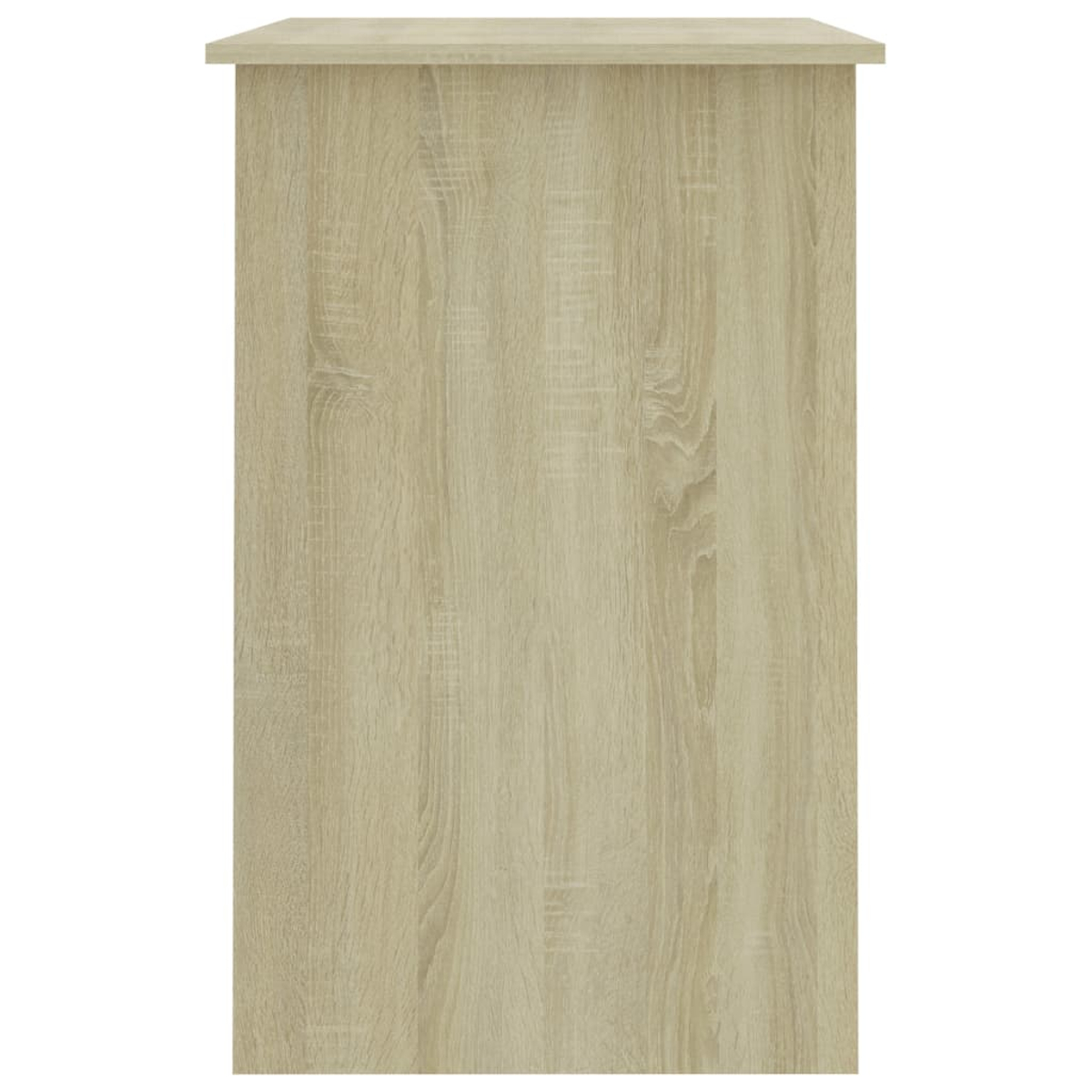 Ein hellfarbener Holzschrank. Er hat eine rechteckige Oberseite und ein vertikales Maserungsmuster. Der Hintergrund ist weiß.