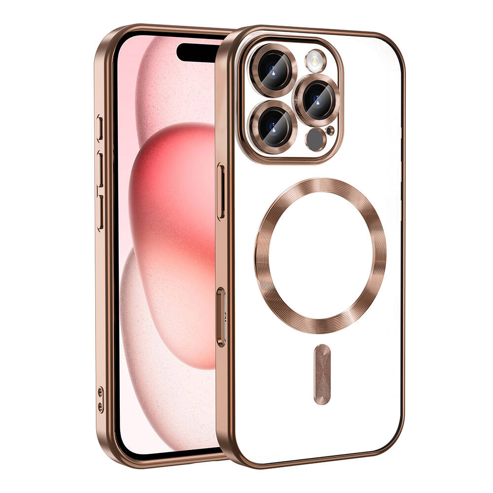 LOPARD Apple iPhone 15 Uyumlu Safir Kaplama 40kg Darbe Testi 3D Glue Privacy Hayalet Temperli Cam Ekran Koruyucu Desert Titanyum