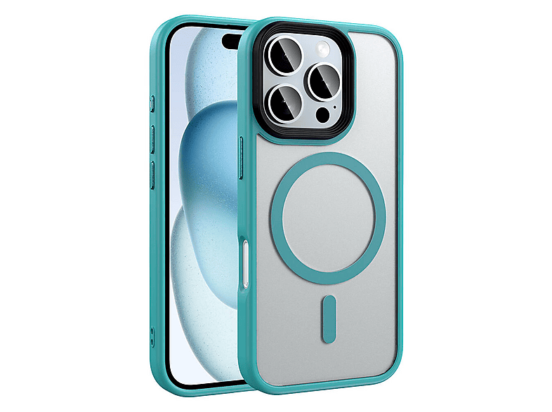 GPACK iPhone 16 Pro Max Uyumlu Flet M-Safe Şarj Özellikli Telefon Kılıfı Yeşil
