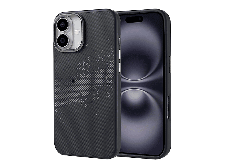 GPACK iPhone 16 Plus Uyumlu Vave M-Safe Şarj Özellikli Telefon Kılıfı Gri