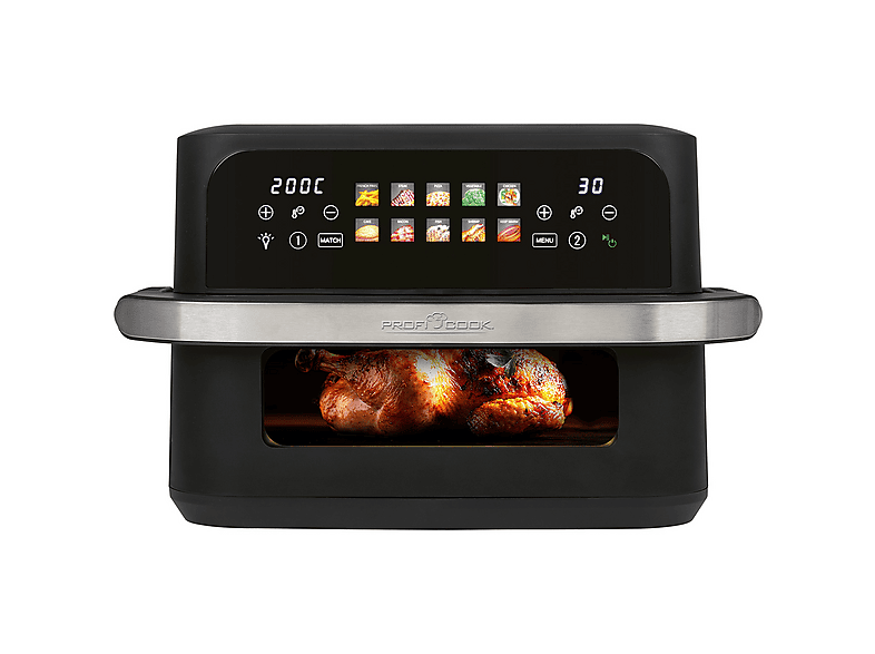 PROFICOOK PC-FR 1313 H Heißluftfritteuse 2400 Watt Schwarz