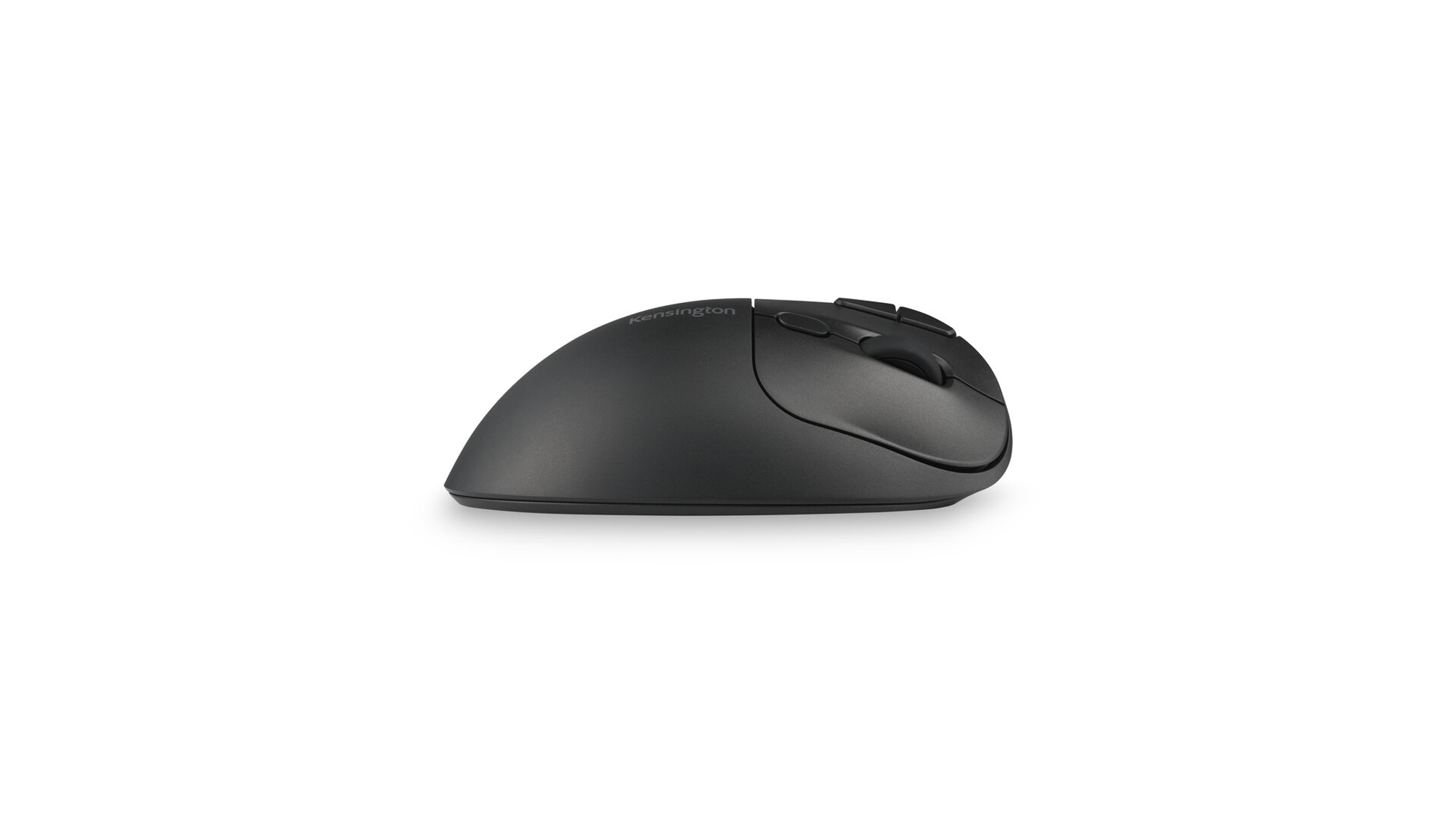 A black Kensington mouse on a white background. The mouse has buttons and a scroll wheel. The Kensington logo is visible.