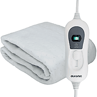 MediaMarkt AURONIC AU3492 - Warmtedeken XL - 1 Persoons Elektrische deken Wit aanbieding