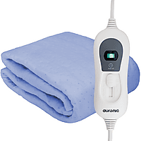 MediaMarkt AURONIC AU3494 - Elektrische Onderdeken - 1 Persoons Elektrische deken Blauw aanbieding