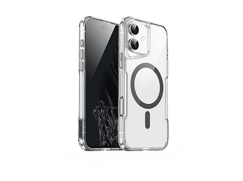 GPACK iPhone 16 Uyumlu T-Max ALP M-Safe Şarj Özellikli Sert Mika Telefon Kılıfı Gri