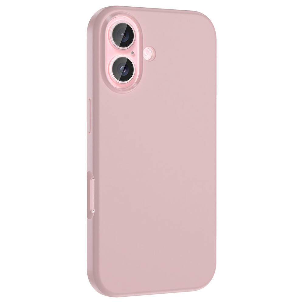 GPACK iPhone 16 Uyumlu Kivi Silinebilir M-Safe Şarj Özellikli Telefon Kılıfı Rose Gold
