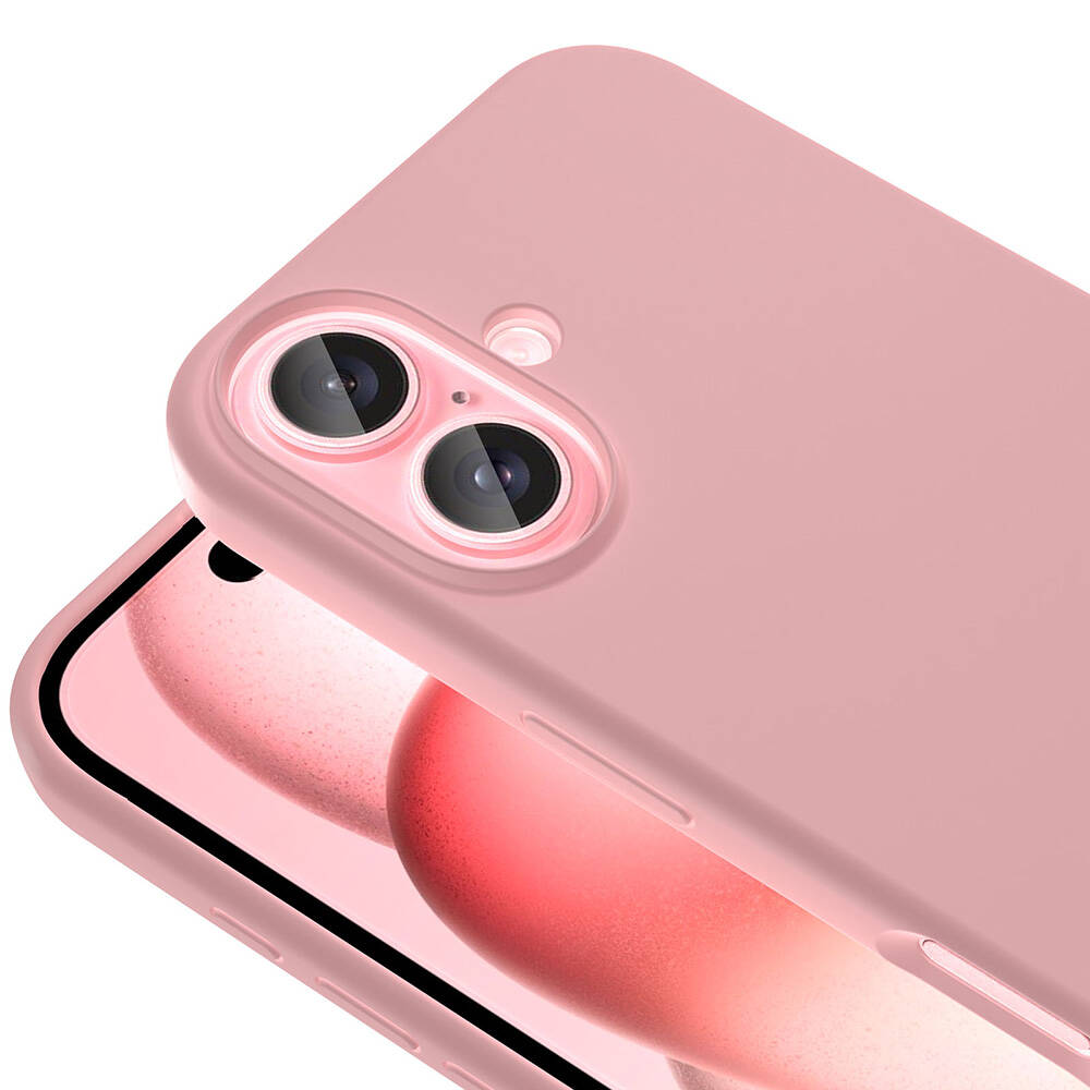 GPACK iPhone 16 Uyumlu Kivi Silinebilir M-Safe Şarj Özellikli Telefon Kılıfı Rose Gold