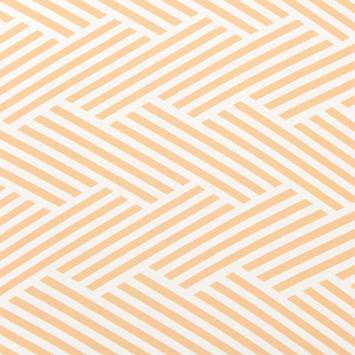 Motivo geometrico di linee diagonali arancioni su sfondo bianco. Le linee creano un design intrecciato o sovrapposto. Astratto e moderno.