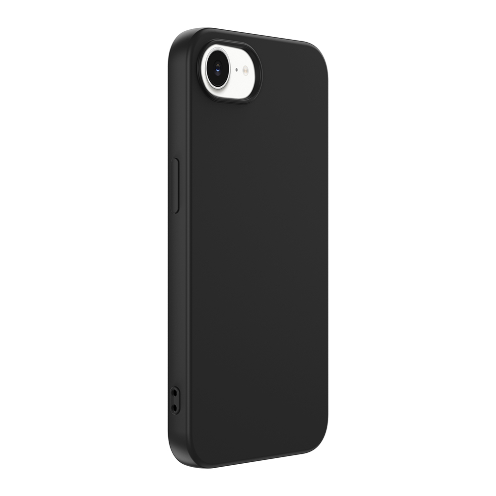 GPACK iPhone 16E Uyumlu Lansman Silikon İçi Kadife Telefon Kılıfı Siyah