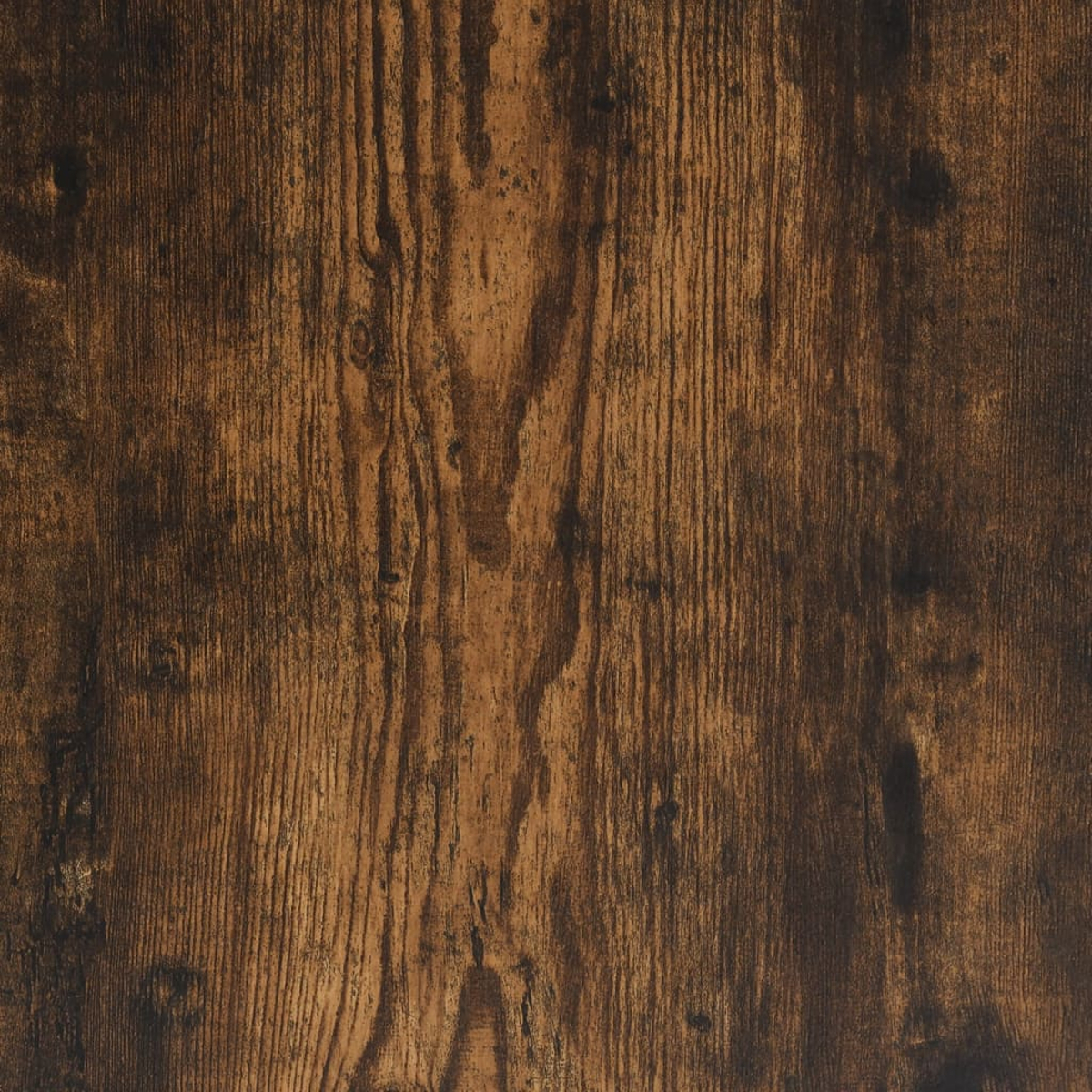 Nahaufnahme einer dunkelbraunen Holzoberfläche mit vertikaler Maserung. Das Holz hat einen Used-Look mit helleren und dunkleren Bereichen.