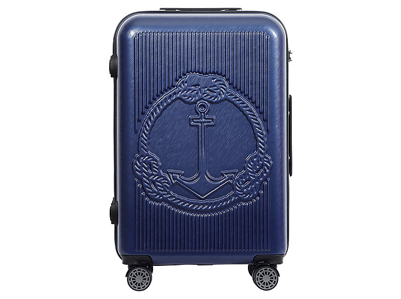BIGGDESIGN Ocean 20" Silikon Kabin Boy Valiz Mavi