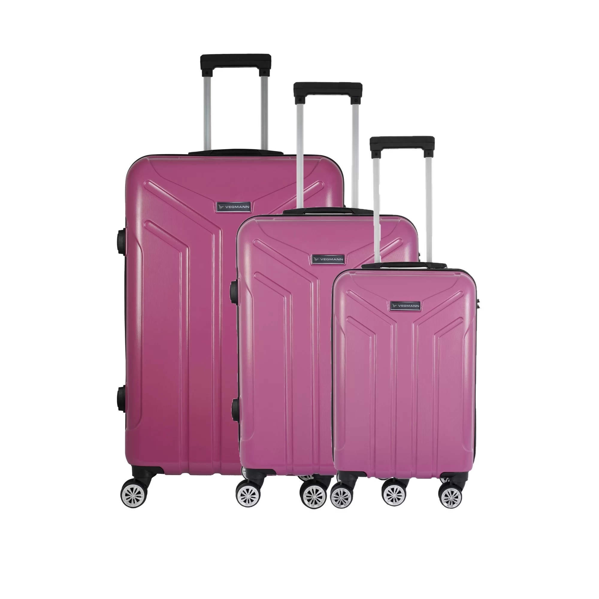 VEGMANN Vela ABS 3'lü Valiz Seti Violet