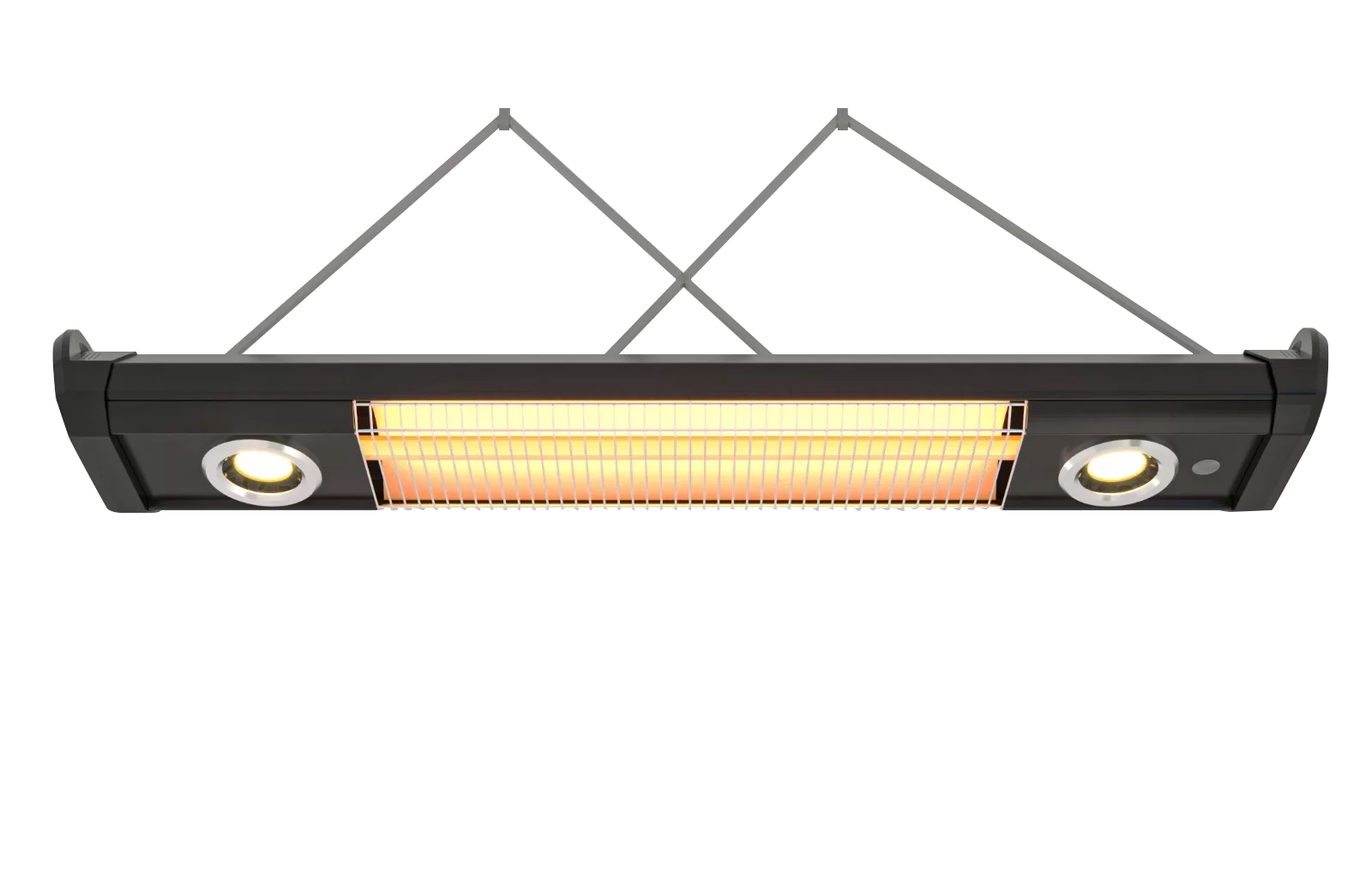 MIRKRAFT VEGA Sarkıt Tipi Karbon 2500 W Infrared Isıtıcı Siyah