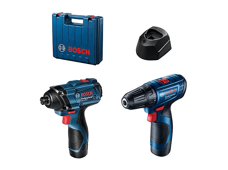 BOSCH Bosch GSR 120-LI + GDR 120-LI 2x2.0Ah Çift Akülü Delme Akülü Vidalama