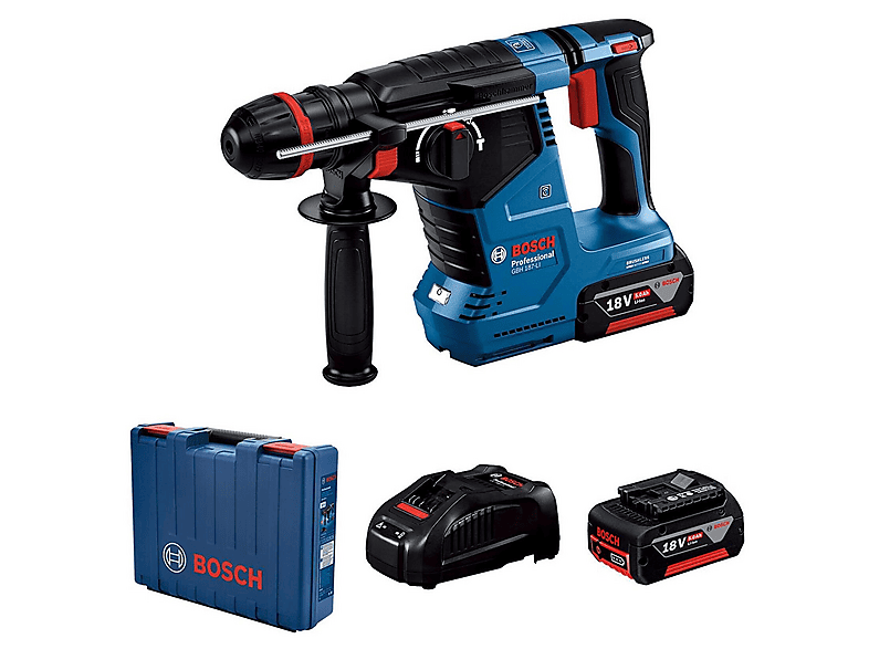 BOSCH GBH 187-Li Çift Akülü 5Ah Kırıcı Delici