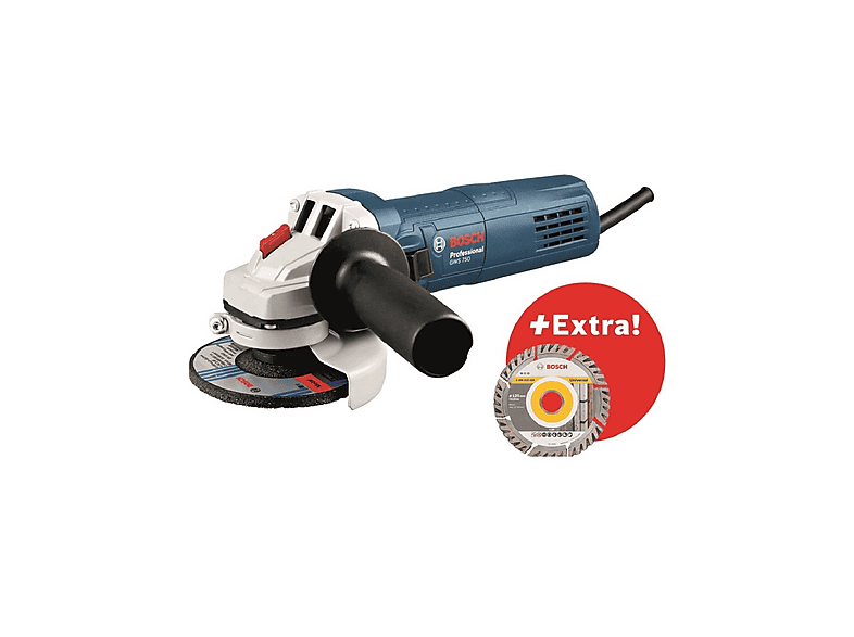 BOSCH 1 Adet Disk + Professional GWS 750-125 Avuç Taşlama Makinesi