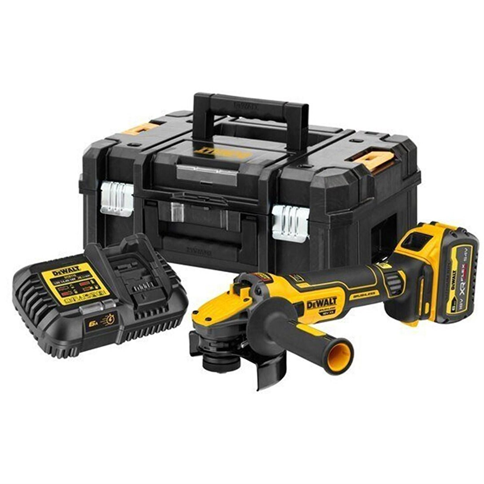 DEWALT DCG409T1 18V 125 mm Akülü Taşlama Makinesi