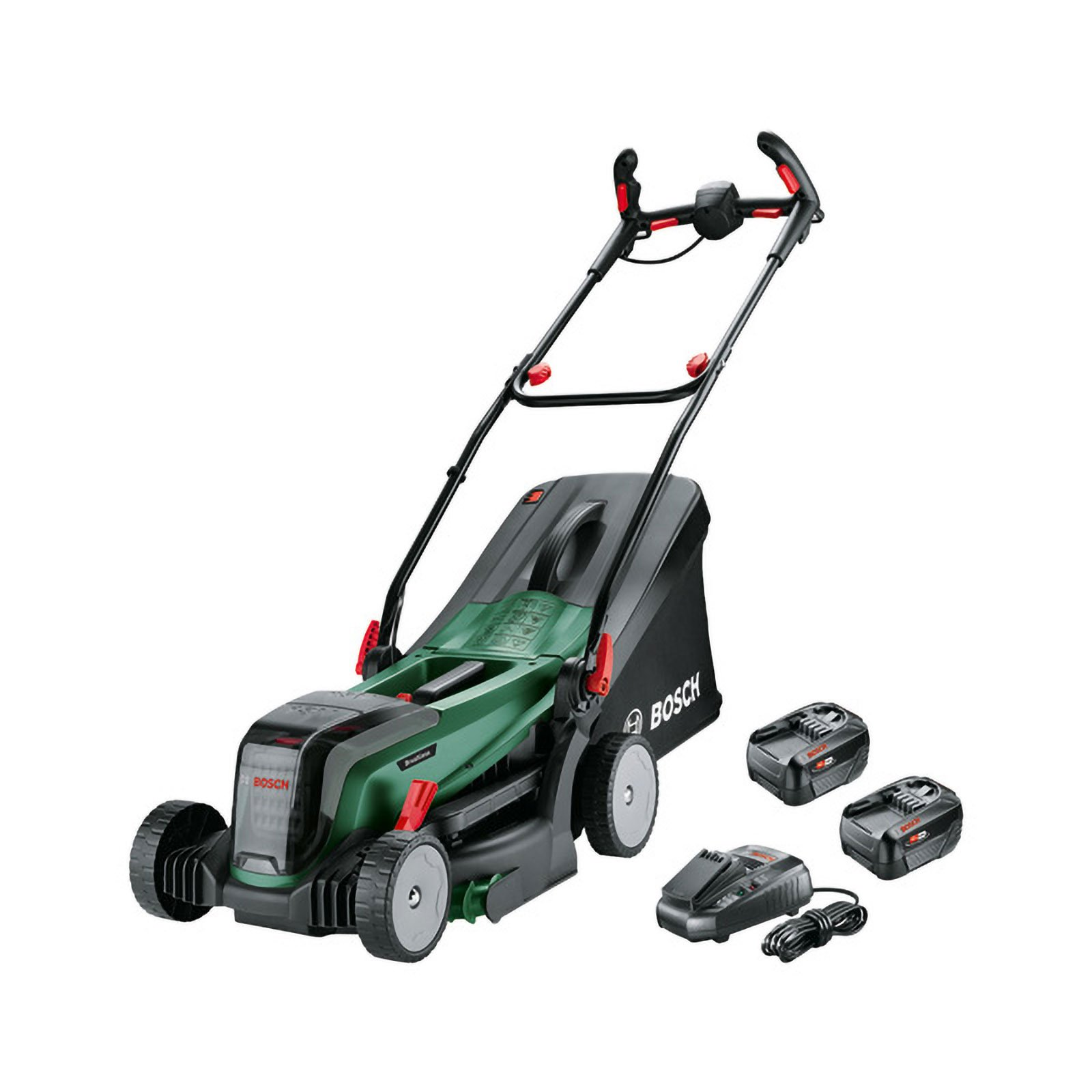 BOSCH Universal Rotak 2x18V-37-550 Çift Akülü 4Ah Çim Biçme Makinesi