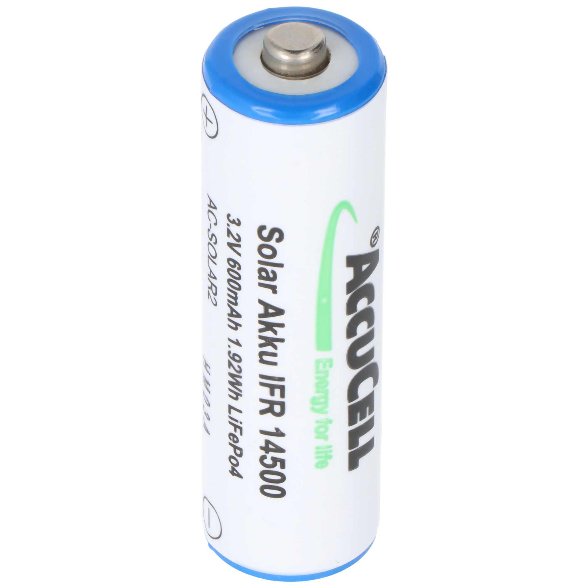 ACCUCELL IFR 14500 - AA - LiFePo4 Uyumlu Li-ion Batarya/ Pil